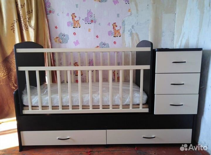Детская кроватка трансформер 3 в 1