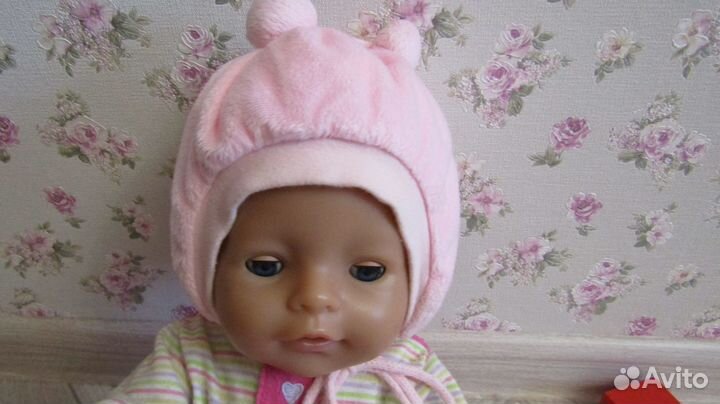 Зимняя шапочка р. 40-42 и комбинезон 62