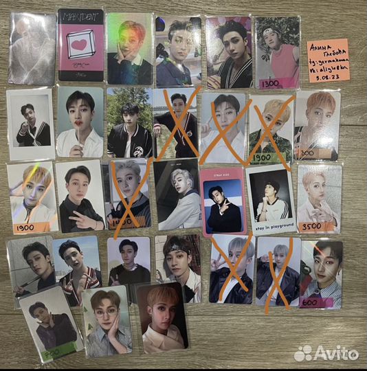 Карты Stray kids Бан Чан предзаказ альбомки