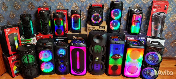 Портативные bluetooth колонки, большие и малые