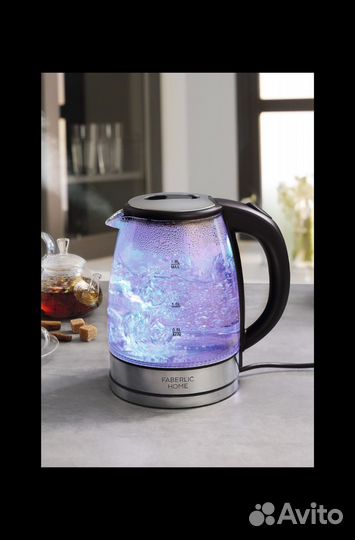 Чайник электрический стеклянный с подсветкой