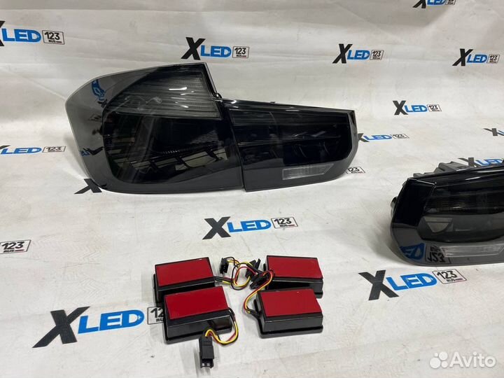 Фонари BMW f30 LED m performance в стиле M4 CS