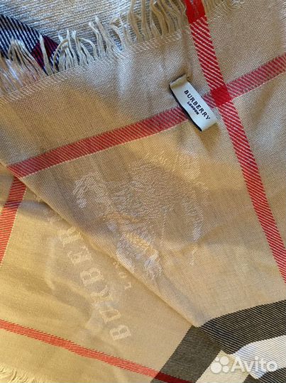 Палантин, платок, шаль burberry (оригинал)