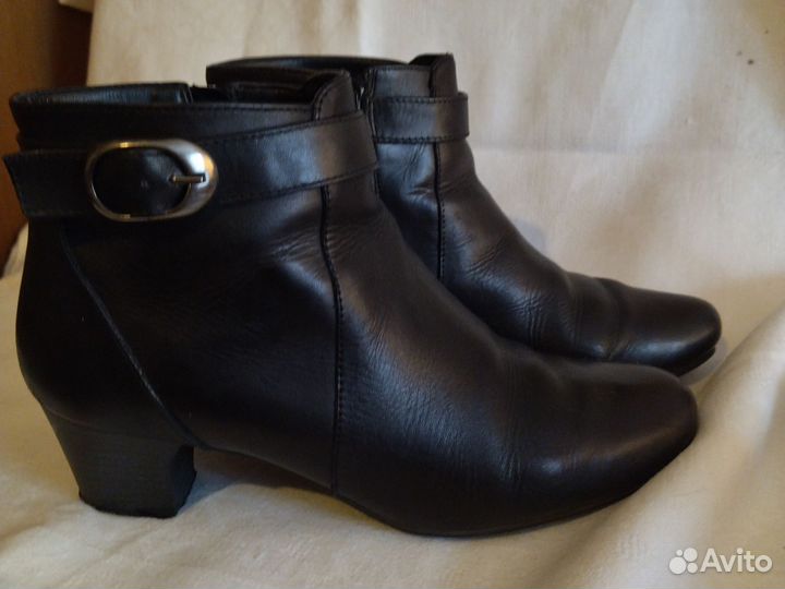 Ботинки женские, кожаные, размер 37,5