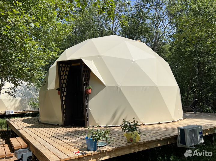 Купольный шатер для кафе, кофейни Диаметр 7 м