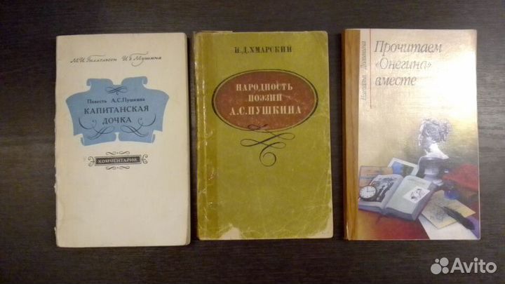 Книги о творчестве А.С. Пушкина