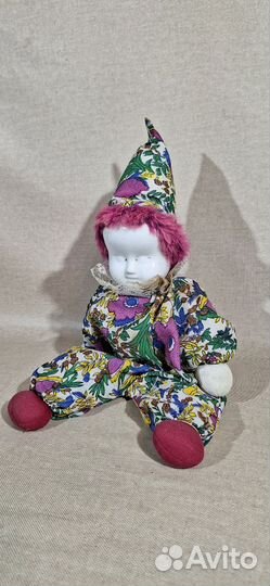 Кукла клоун Винтаж