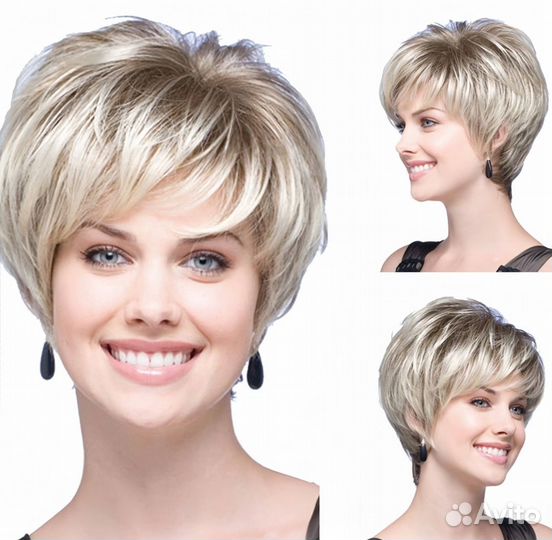Парик каре короткий. Новый, реалистичный