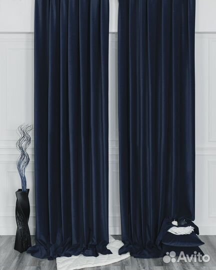 Комплект штор бархат Богема готовые и на заказ