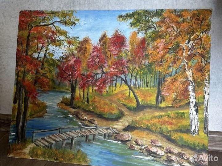 Картина маслом на холсте париж городские пейзажи