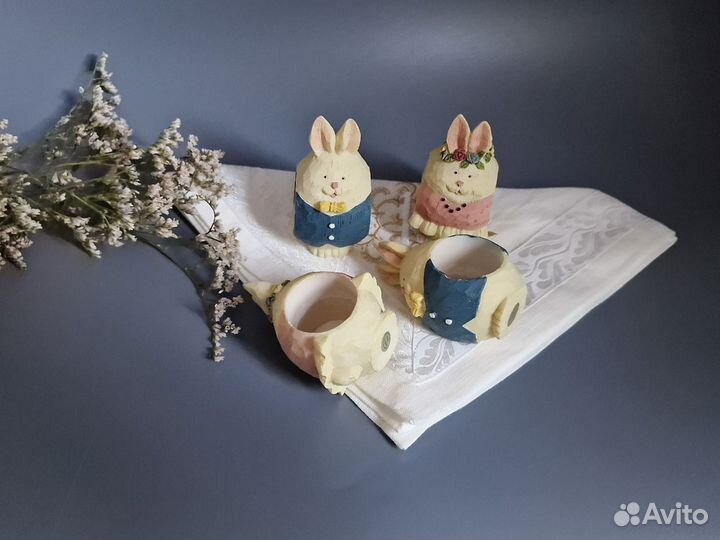 Кольца для салфеток Пасхальный кролик