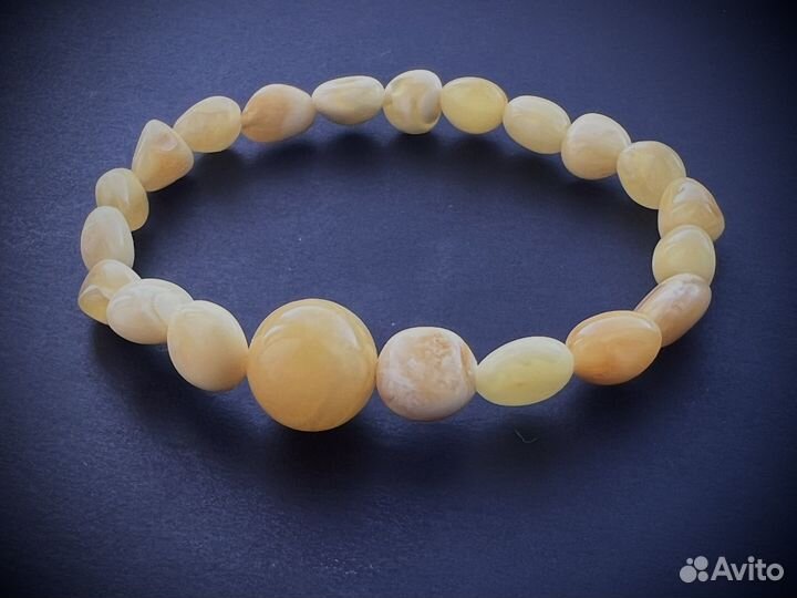 Браслет из натурального янтаря