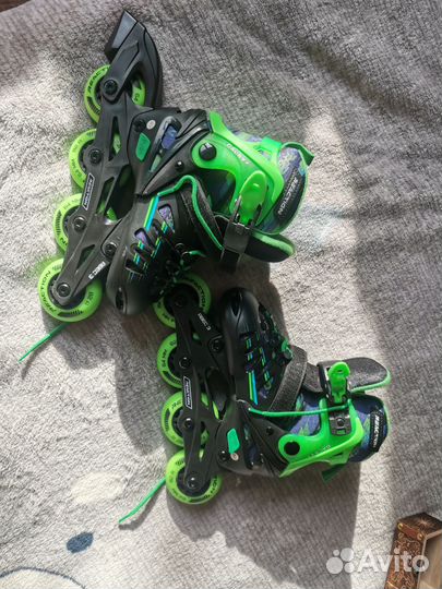 Роликовые коньки детские раздвижные