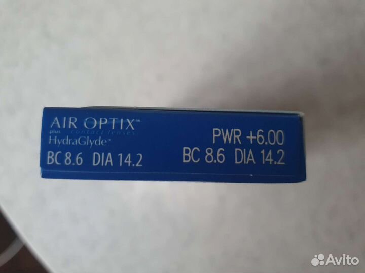 Контактные линзы Air Optix Hydra Glyde +6 3шт