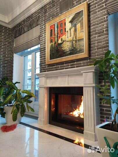 Камин. Продажа витринных экспонатов. Монтаж