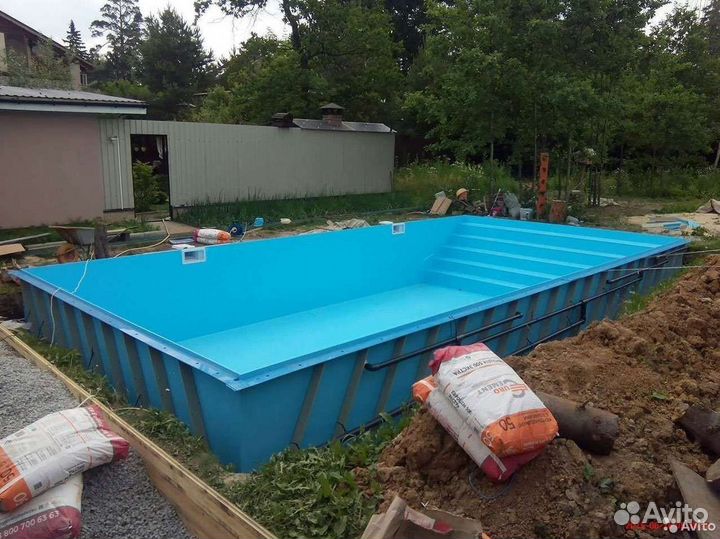 Пластиковый бассейн