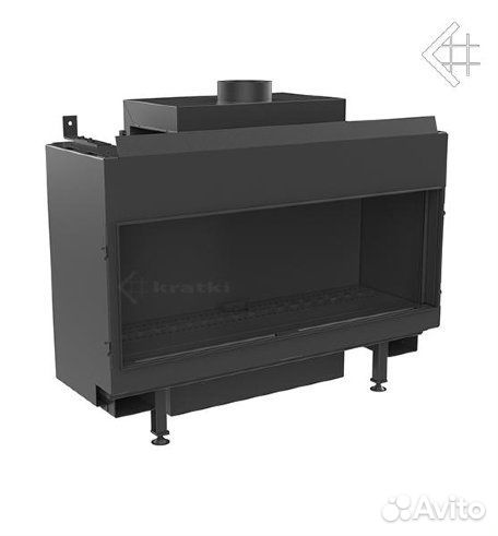 Каминная топка Kratki LEO/100/G20 магистральный га