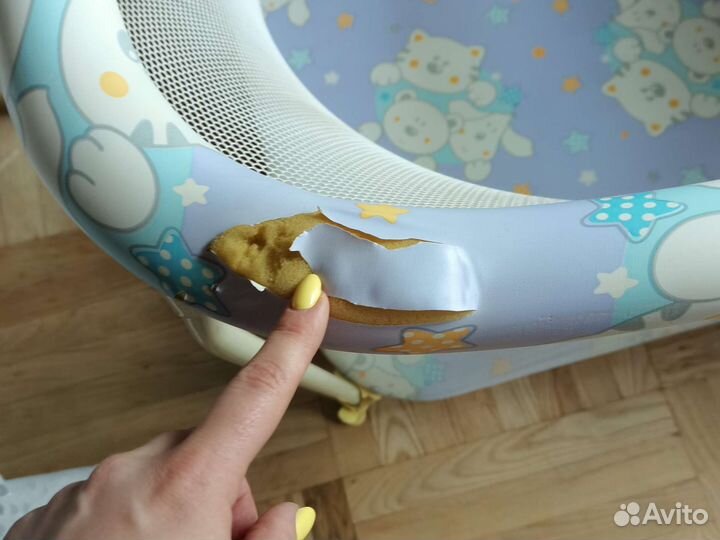 Манеж детский складной бу 95 см сторона