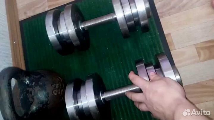 Гантели Разборные(дисковые) вес 50;25,10 кг