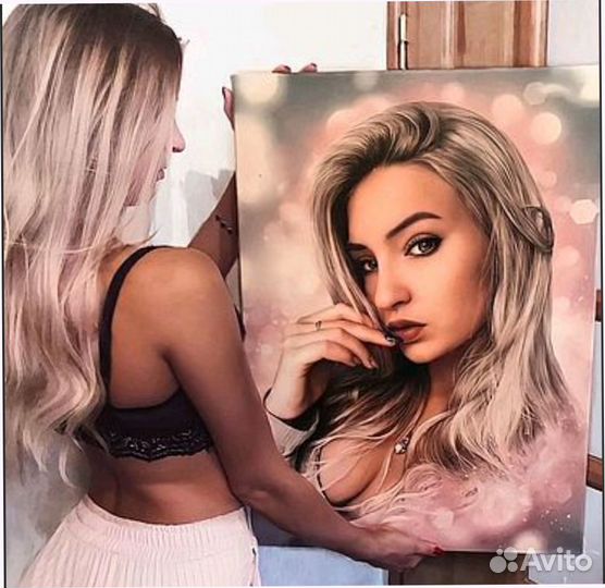 Портрет на холсте (индивидуально)