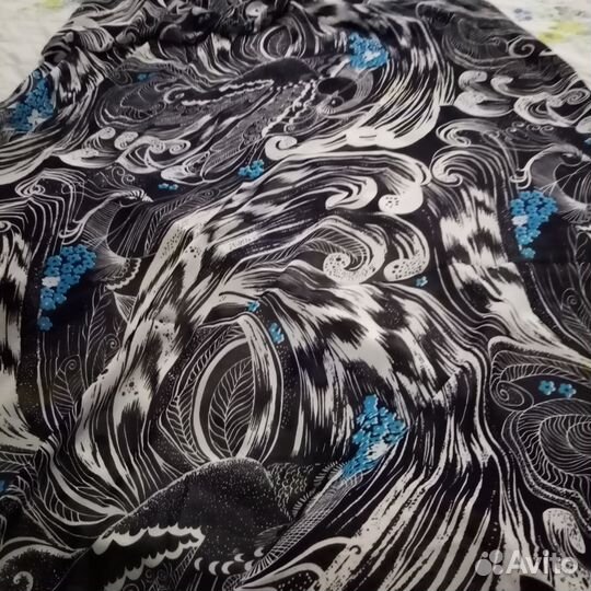 Шелк натуральный крепдешин. Ткани СССР