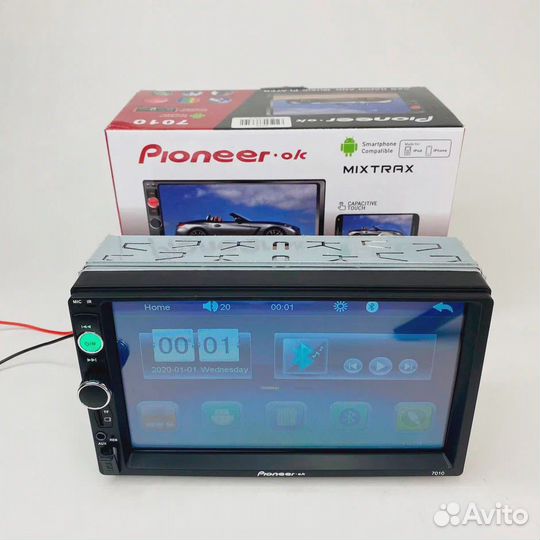 Автомагнитола сенсорная 2DIN Pioneer.OK 7010
