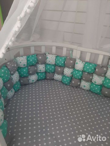 Бортики в кроватку новые