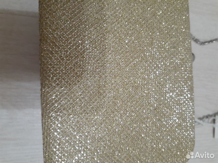 Клатч золотой