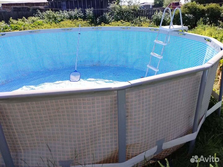 Каркасный бассейн intex 4.88*1.22