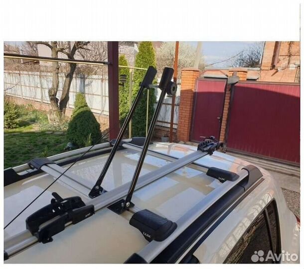 Велокрепление на багажник алюминиевое