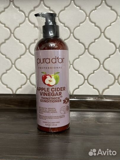 Кондиционер с яблочным уксусом Pura d'or
