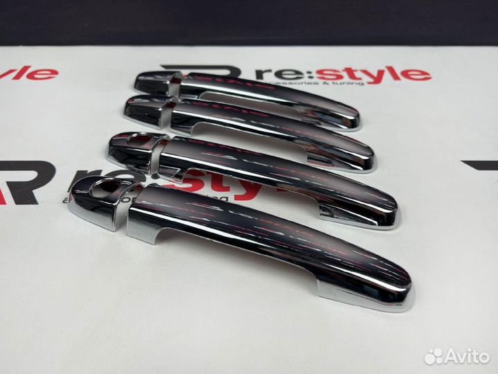 Накладки на ручки Toyota Succeed Хром K1910