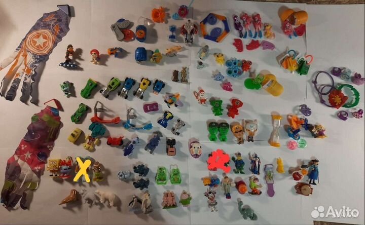 Игрушки из киндера и растишки (8 фотографий)