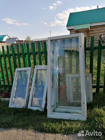 Рамы оконные со стеклом бу