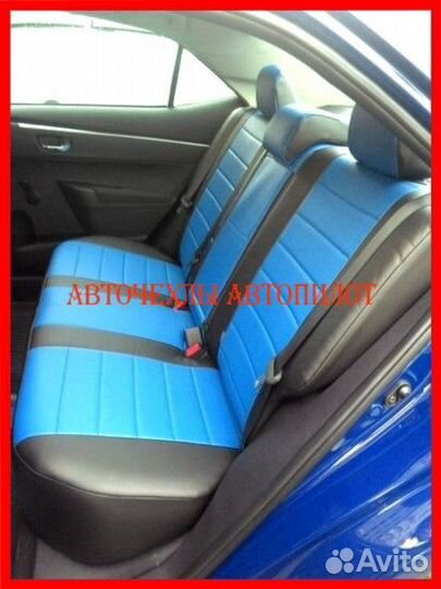 Чехлы Автопилот Toyota Corolla 11 из экокожи