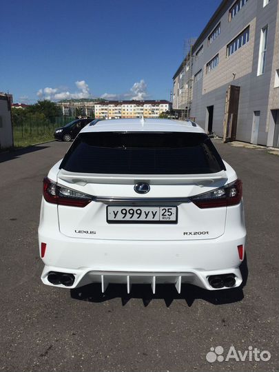 Lexus RX 2015+ Спойлер Artisan задний Y4LL6