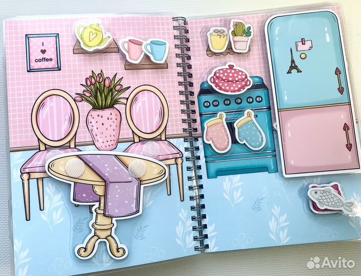 Кукольный домик на липучках