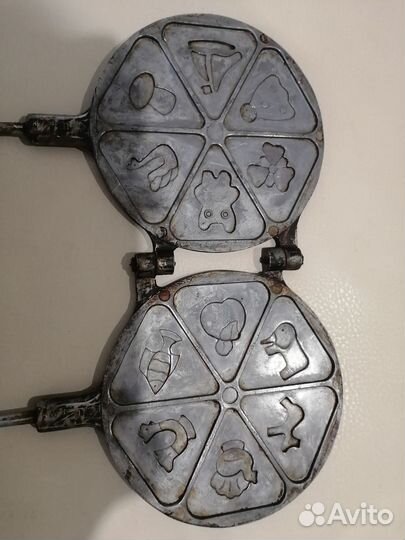 Форма для выпечки печенья вафельница СССР