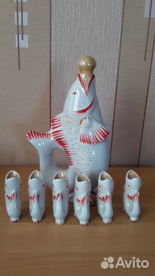 Набор для ликера Рыбки.СССР,Полонский зхк