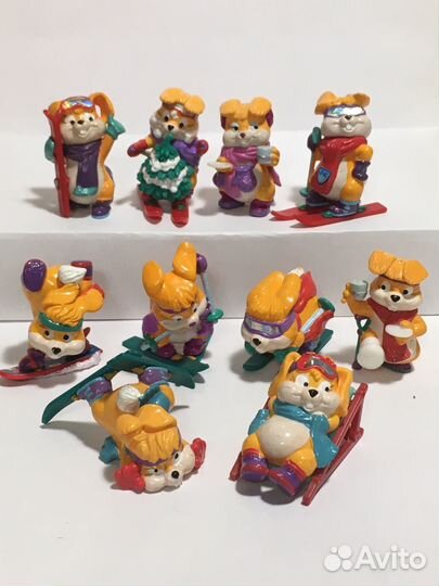 Киндер сюрприз игрушки из 90-х и другие