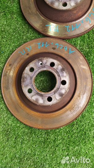 Диск тормозной пара задний Audi A6 Allroad C6 AUK