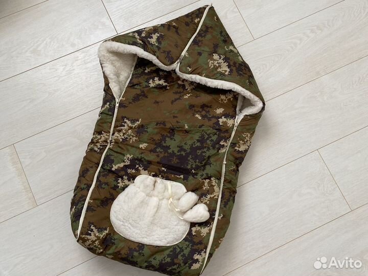 Зимний конверт в коляску