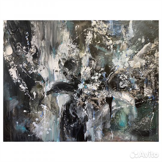 Картина абстракция 70х90. Живопись