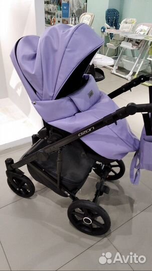 Коляска 2 в 1 эко кожа