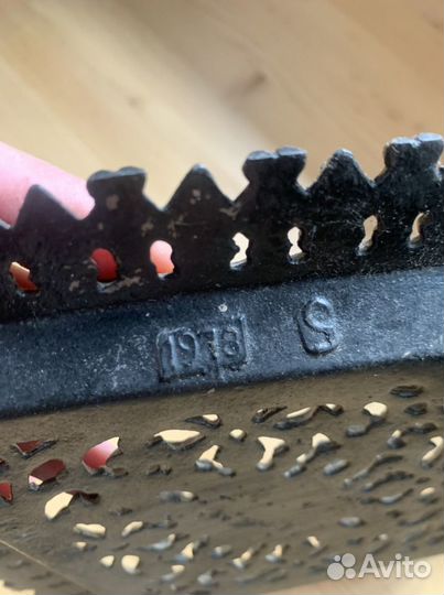 Визитница в русском стиле.Чугун.Куса,Касли