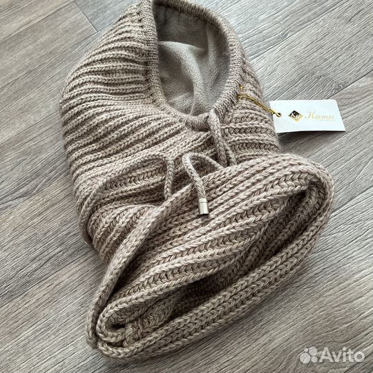 Новый капор - снуд, осень-зима, 50-58см