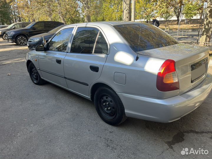 Hyundai Accent 1.5 МТ, 2005, 162 000 км