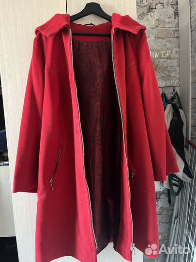 Пальто женское демисезонное 54 56 размера