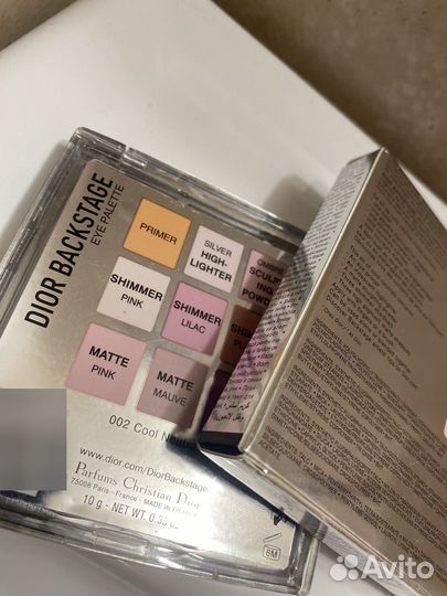 Тени dior backstage
