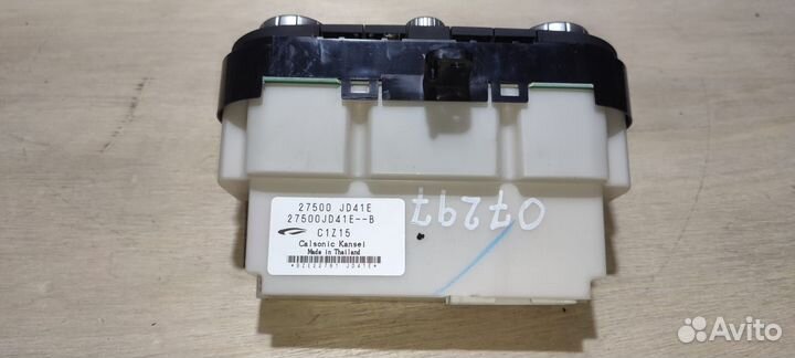 Блок управления климат контролем nissan